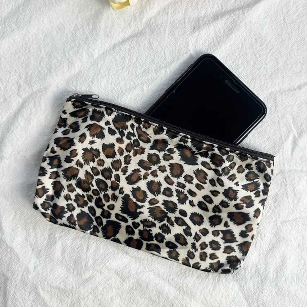 Leopard Cosmetic Bag - Picture 2 of 5